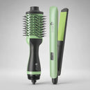 Set 2 en 1 – Cepillo Eléctrico + Plancha de Pelo