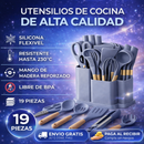 KIT COMPLETO DE UTENSILIOS DE COCINA - 19 PIEZAS INCLUIDAS🔥